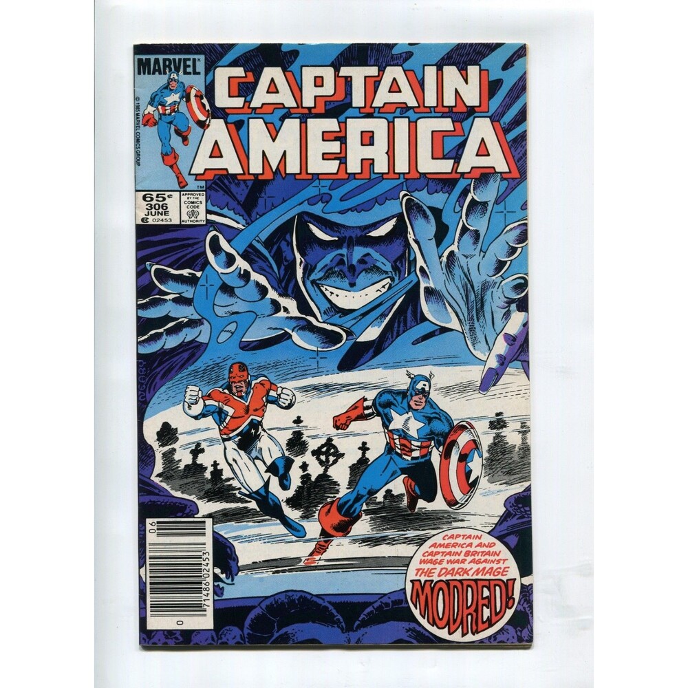 Captain America #306 Marvel Comics 1985 Newsstand Comic Book Vintage